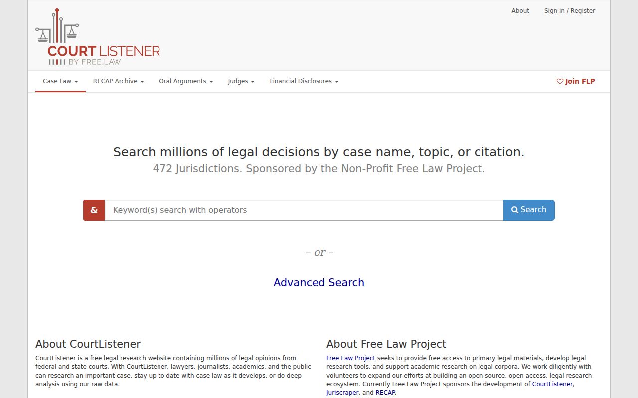 Jasper County court records federal CourtListener reference