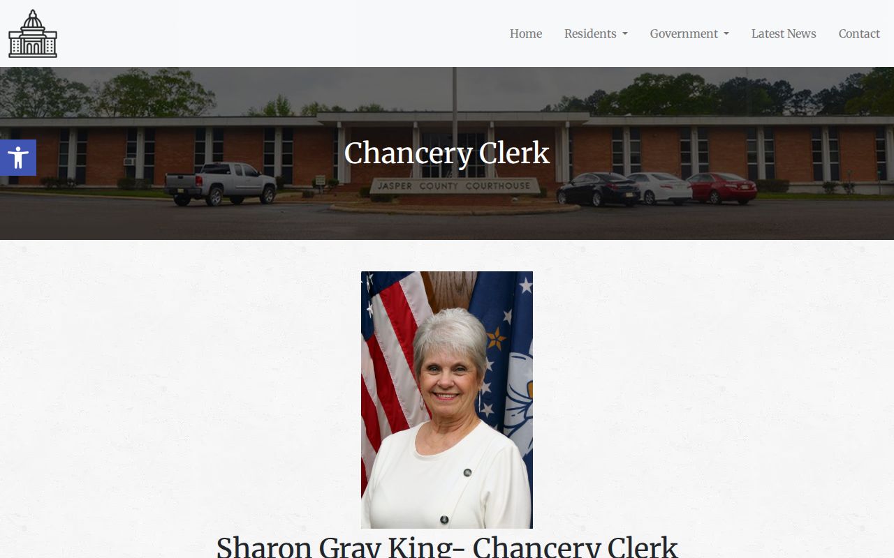 Jasper County court docket Chancery Clerk office page