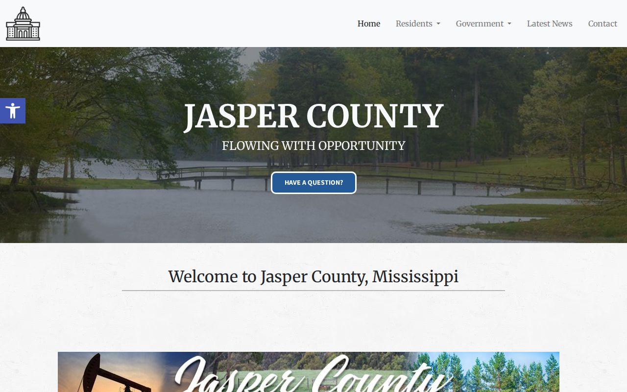 Jasper County court docket county government homepage